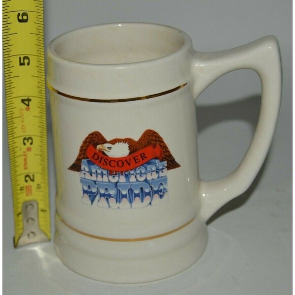 Vintage Air Force Reserve Beer Stein Mug Discover America's Pride Eagle USAF - Picture 6 of 6